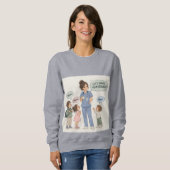 Mama de verpleegster trui (Voorkant volledig)