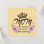 Mama De Vrouw De Mythe De Legende Kaart (Voorkant / Achterkant in situ)