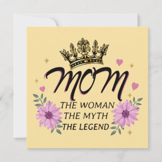 Mama De Vrouw De Mythe De Legende Kaart