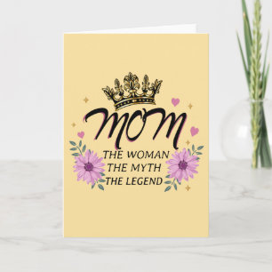 Mama De Vrouw De Mythe De Legende Kaart