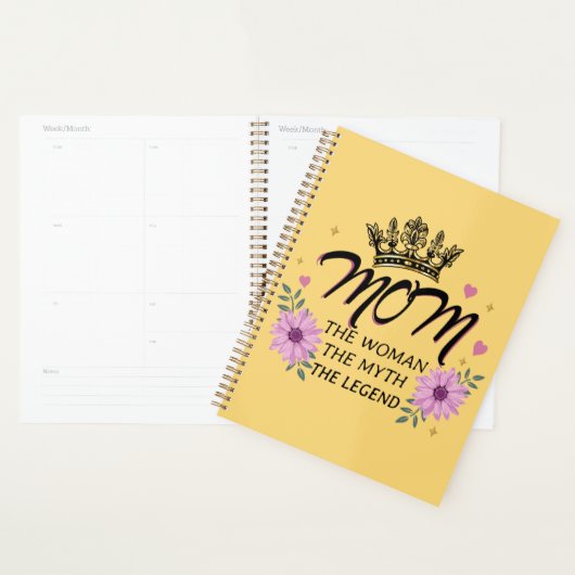 Mama De Vrouw De Mythe De Legende Planner (Display)