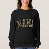 MAMA Dierenprint Boog Lettering Trui (Voorkant)