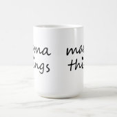 Mama Dingen Eerste Moederdag Nieuwe Moeder Koffiemok (Center)