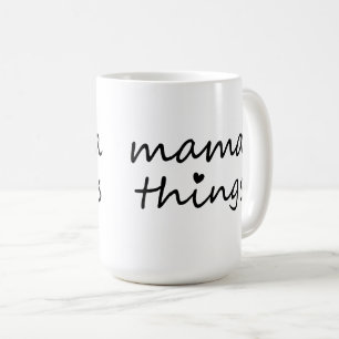 Mama Dingen Eerste Moederdag Nieuwe Moeder Koffiemok
