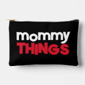 Mama Dingen Stuff Bold Typografie Zwart Stijlvol Etui (Voorkant)