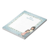 Mama & Dochter Knuffel Gepersonaliseerde Mitswa Notitieblok (Linkerzijde)