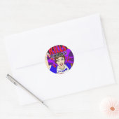 Mama doodt dieren ronde sticker (Envelop)