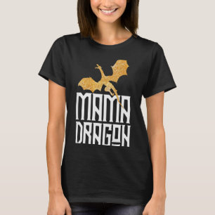 Mama Draak Kerst Matchende Familie Stam Moeder Wi T-shirt