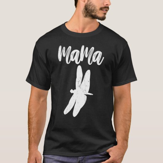 Mama Dragonfly  ideeën voor moeder T-shirt (Voorkant)