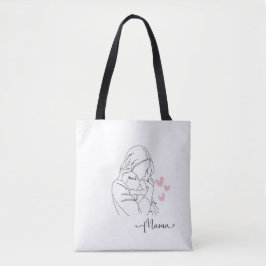 Mama du bist die beste tote bag