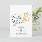 Mama Duck and Duckling Baby shower Kaart (Staand voorkant)