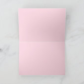 Mama Duck & Baby's Pink Blank Kaart (Binnen)