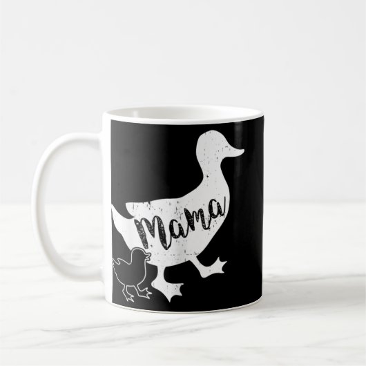 Mama Duck en 1 Baby Ducking Fun mama Koffiemok (Links)