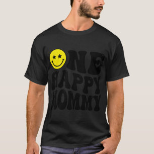 Mama Een Gelukkig Dude Dada 1e Verjaardag Familie T-shirt