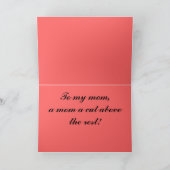 MAMA, EEN SNITJE BOVEN DE REST kaart (Binnen)