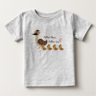 Mama Eend en Eendjes Kinder T-shirt