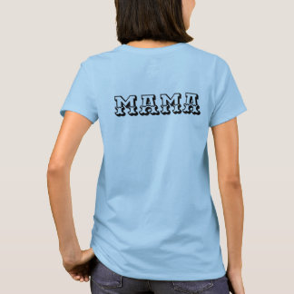 MAMA – Eenvoudig Minimalistisch Typografieontwerp T-shirt