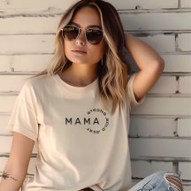 MAMA eenvoudige typografie Tshirt