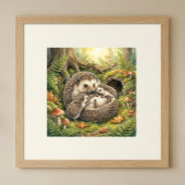Mama Egel en Haar Baby's Peuterspeelzaal Poster