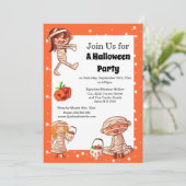 mama egyptian cartoon monsters schattig kinder dre kaart (Staand voorkant)