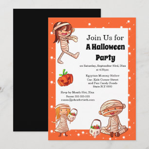 mama egyptian cartoon monsters schattig kinder dre kaart