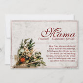 Mama - einfach unersetzlich - Bouquet (Voorkant)