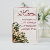 Mama - einfach unersetzlich - Bouquet (Staand voorkant)