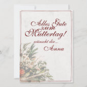 Mama - einfach unersetzlich - Bouquet (Achterkant)