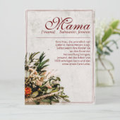 Mama - einfach unersetzlich - Bouquet (Staand voorkant)