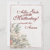 Mama - einfach unersetzlich - Bouquet (Achterkant)