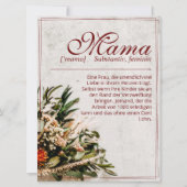 Mama - einfach unersetzlich - Bouquet (Voorkant)