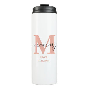 Mama Elegant Script Monogram Thermosbeker