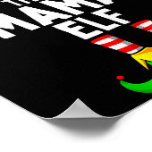 Mama Elf Matching Family Christmas Women  Poster (Hoek)