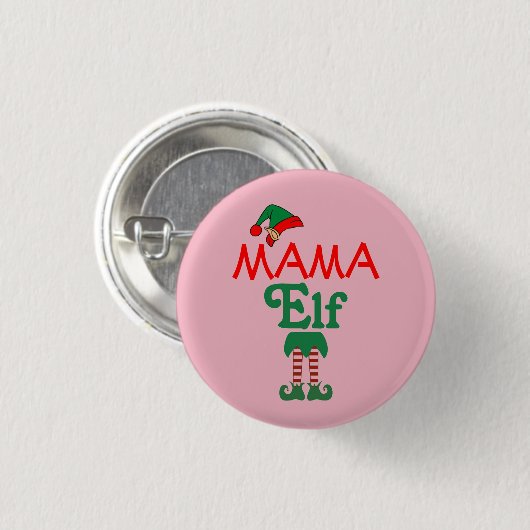 Mama Elf Ronde Button 3,2 Cm (Voorkant /achterkant)