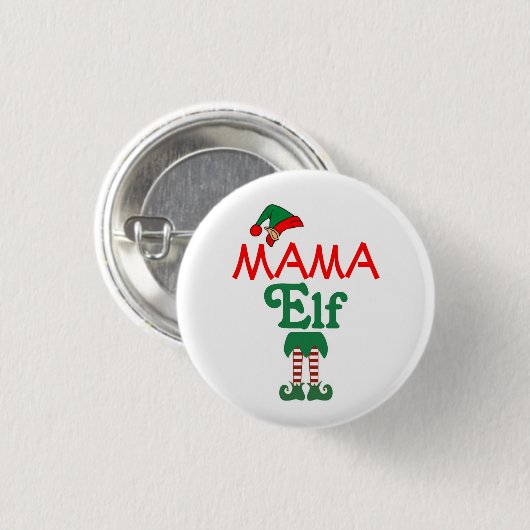 Mama Elf Ronde Button 3,2 Cm (Voorkant /achterkant)