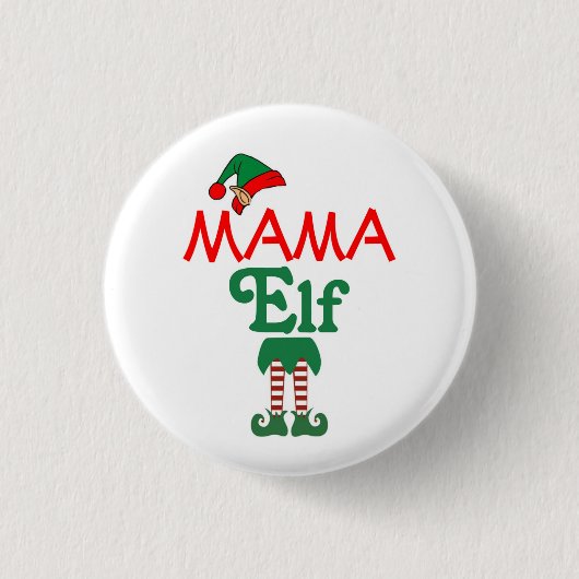Mama Elf Ronde Button 3,2 Cm (Voorkant)