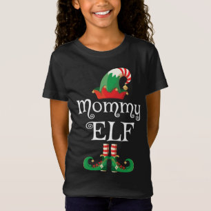 mama elf vrouwen matching familie groep elf mam t-shirt