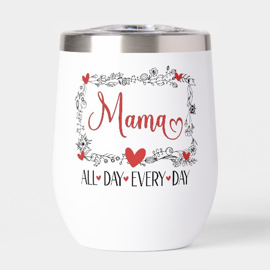 Mama elke dag de hele dag (Voorkant)