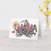 Mama elke dag, elke dag Moederdag Kaart (Gele Bloem)