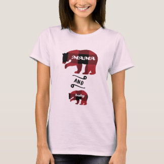 MAMA en Baby Beer:baby shower T-shirt