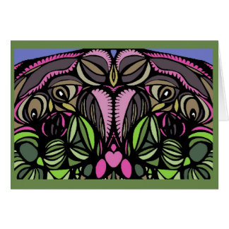 Mama en Baby Birds-Green