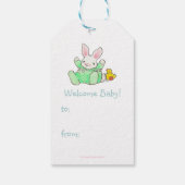 Mama en Baby Bunny label Cadeaulabel (Achterkant)