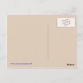 Mama en Baby Camels Briefkaart (Achterkant)