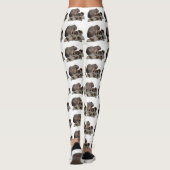 Mama en Baby Capybaras, Leggings (Achterkant)