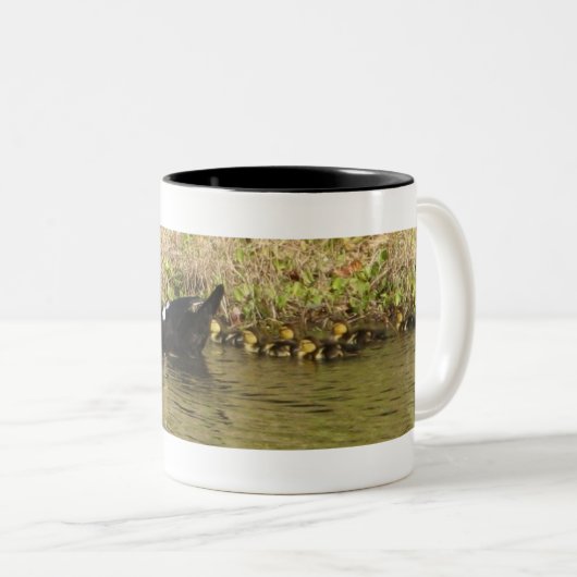 Mama en Baby Ducks Mok (Voorkant rechts)