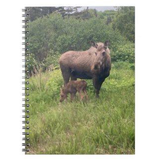 Mama en baby eland notitieboek