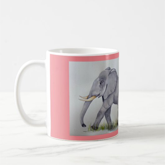 Mama en Baby Elephant Koffiemok (Links)