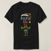 Mama en Baby Elf Zwangerschap Matching Family Chri T-shirt (Design voorkant)
