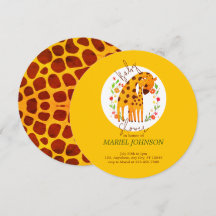 Mama en Baby Giraffe Baby shower