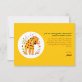 Mama en Baby Giraffe Bedankt Card (Voorkant)